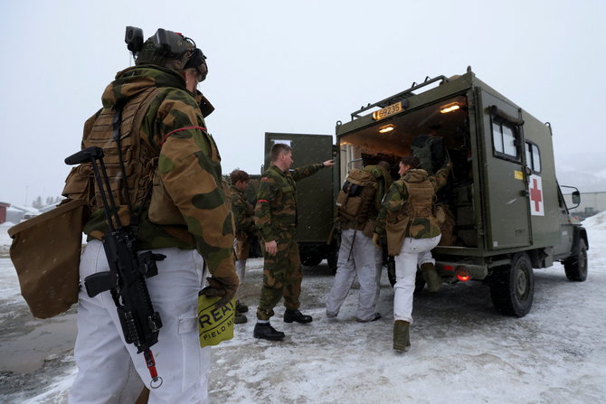 Reuters/Scanpix/NATO Cold Response 2022 Militärübung in Settermuen, Schweden