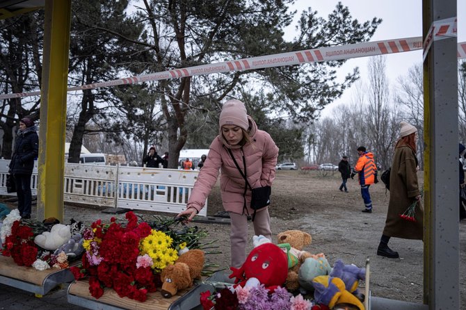 „AP“/„Scanpix“/Memorialas žuvusiems Dnipre atminti