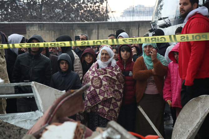 „Reuters“/„Scanpix“/Galingas žemės drebėjimas Turkijoje