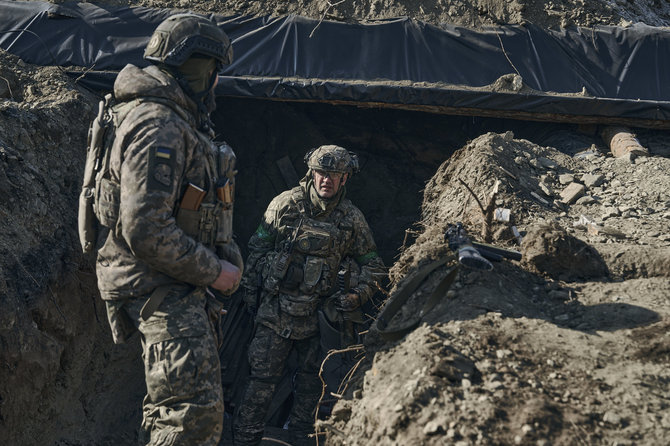 „AP“/„Scanpix“/Ukrainos pajėgos prie Bachmuto
