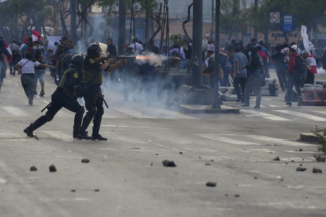 „AP“/„Scanpix“/Protestai Peru