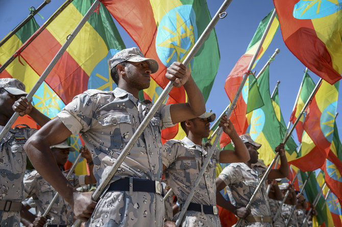 „AP“/„Scanpix“/Nacionalinės Etiopijos gynybos pajėgos