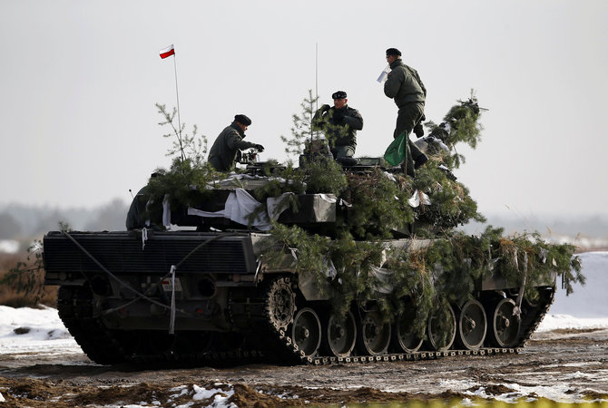 „Reuters“/„Scanpix“/Tankas „Leopard 2A4“