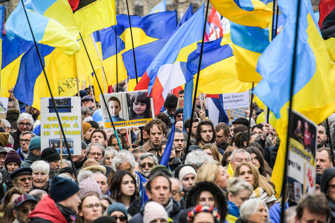 „SIPA“/„Scanpix“/Solidarumas su Ukraina