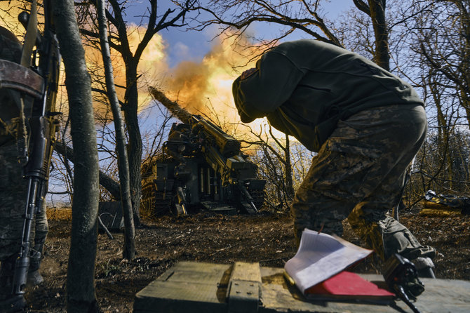 „AP“/„Scanpix“/Ukrainos pajėgos prie Bachmuto