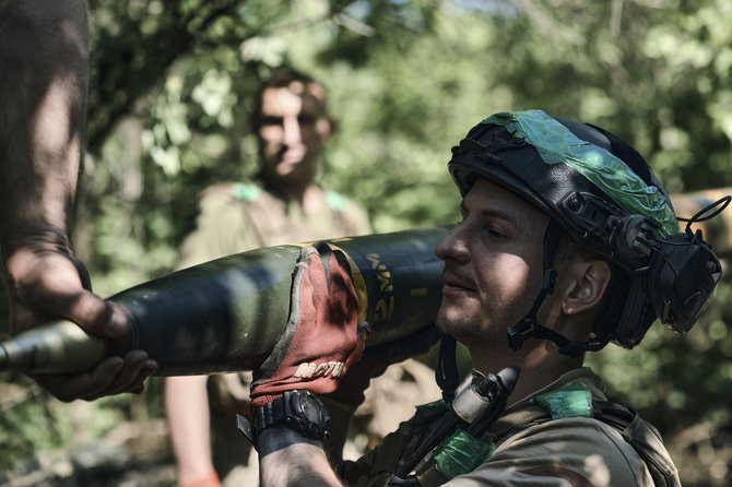 „AP“/„Scanpix“/Ukrainos kariai prie Bachmuto