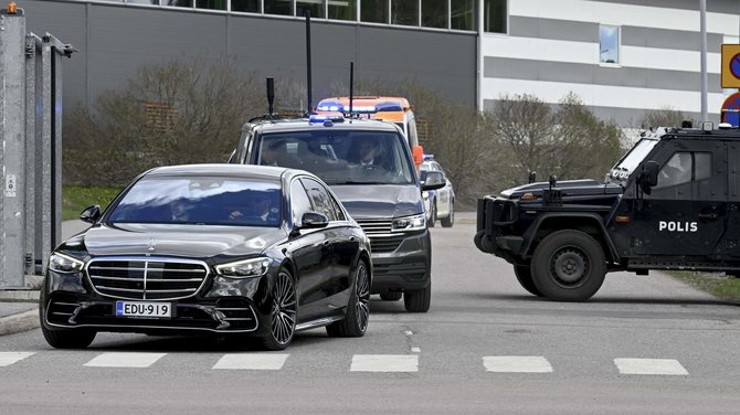 „AFP“/„Scanpix“/V.Zelenskis atvyko į Helsinkį