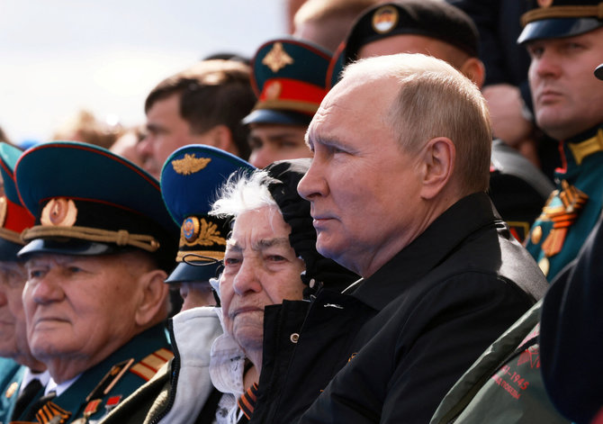 Reuters/Scanpix/Russian leader Vladimir Putin during last year's Victory Day