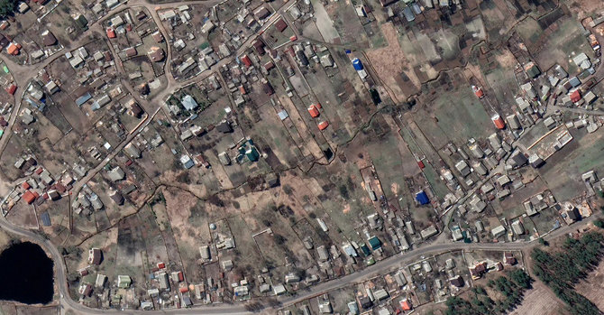 „Google Earth“/Morčiuno kaimas, Kyjivo sritis