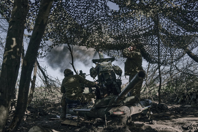 „AP“/„Scanpix“/Ukrainos kariai prie Bachmuto