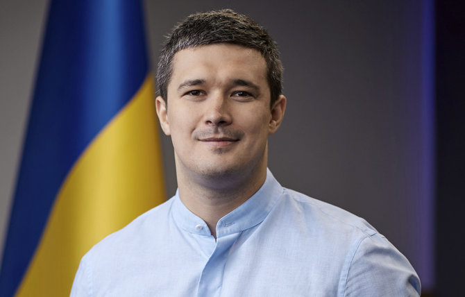 „AP“/„Scanpix“/Ukrainos skaitmeninės transformacijos ministras Michailas Fiodorovas