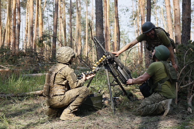 „AP“/„Scanpix“/Ukrainos kariai prie Kreminos