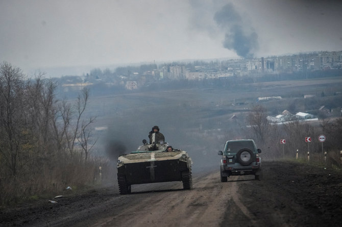 „Reuters“/„Scanpix“/Pėstininkų kovos mašina BMP-1