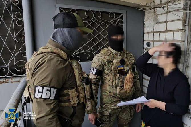 Ukrainos saugumo tarnyba/Ukrainiečių sulaikyta šnipė