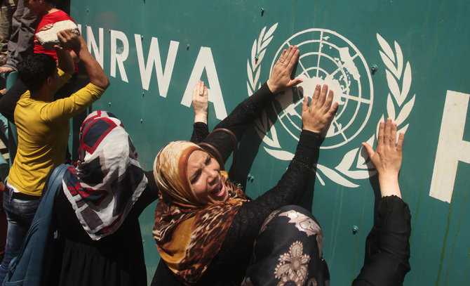 „AFP“/„Scanpix“/Jungtinių Tautų Palestinos pabėgėlių agentūra (UNRWA)