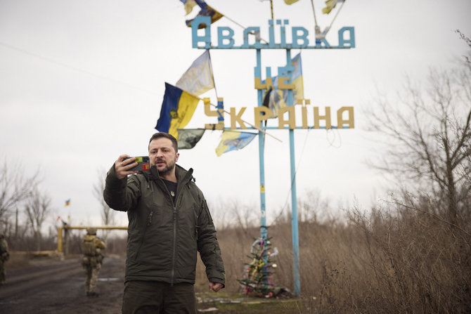 „AP“/„Scanpix“/Ukrainos prezidentas Volodymyras Zelenskis
