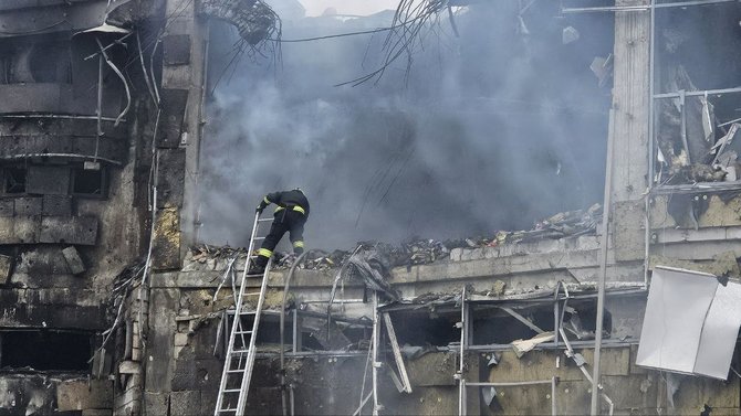 Socialinių tinklų nuotrauka/Rusijos atakos padariniai