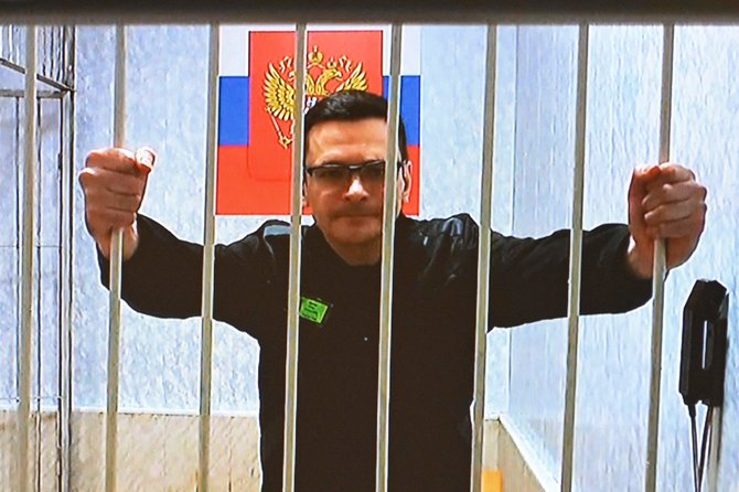 „AFP“/„Scanpix“/Įkalintas opozicijos politikas Ilja Jašinas
