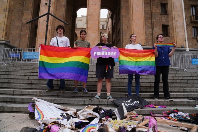 Socialinių tinklų nuotrauka/Tbilisio LGBT bendruomenė