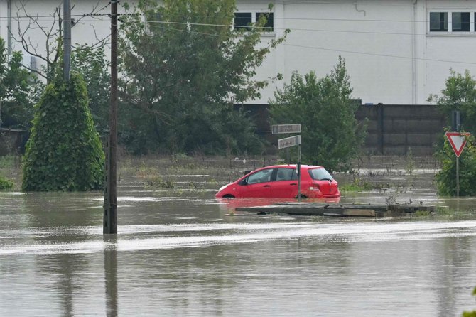 „AFP“/„Scanpix“/Potvynis Šiaurės Italijoje