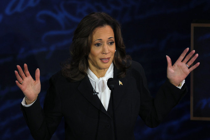 „Reuters“/„Scanpix“/JAV viceprezidentė Kamala Harris