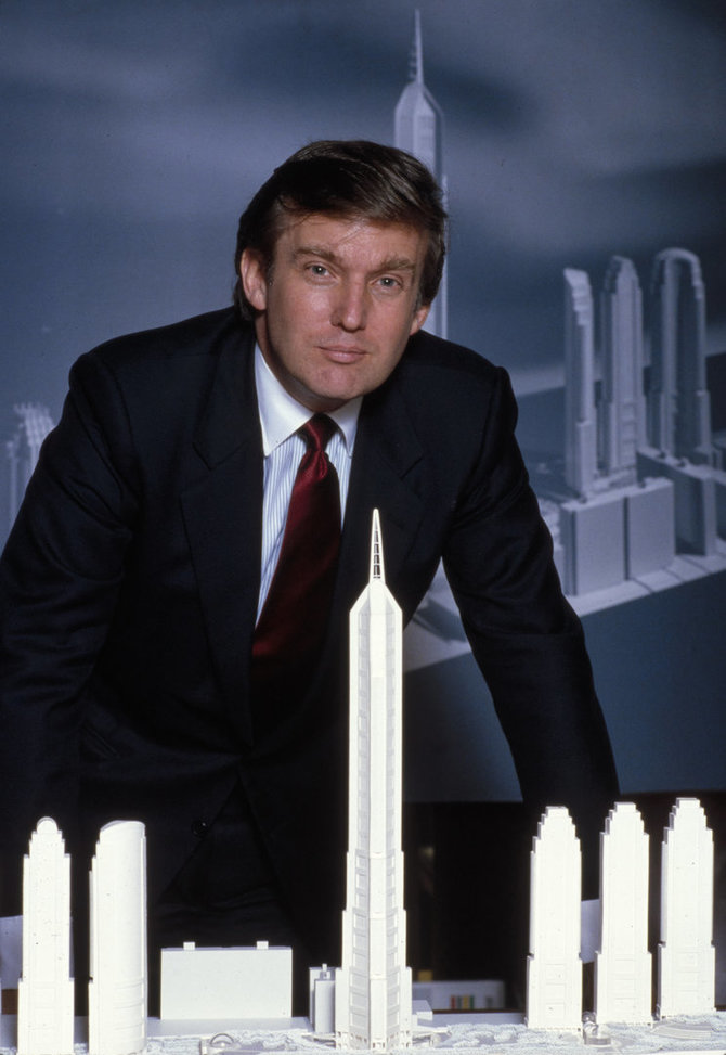 „Wikipedia“/Donaldas Trumpas, 1985 m.