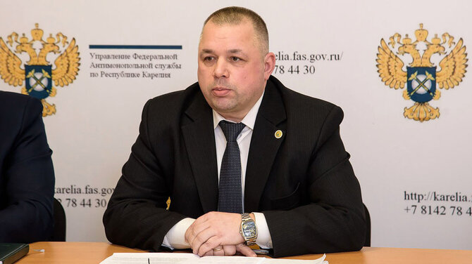 Socialinių tinklų nuotrauka/Federalinės antimonopolinės tarnybos (FAS) Karelijos skyriaus vadovas Arturas Priachinas