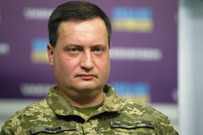 „Zuma press“/„Scanpix“/Ukrainos karinės žvalgybos atstovas Andrijus Jusovas