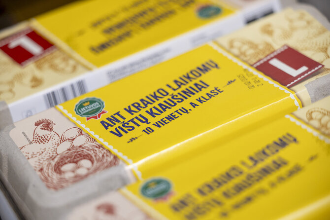 „Lidl“ nuotr./„Lidl“ lentynose – tik laisvai arba ant kraiko laikomų vištų kiaušiniai 
