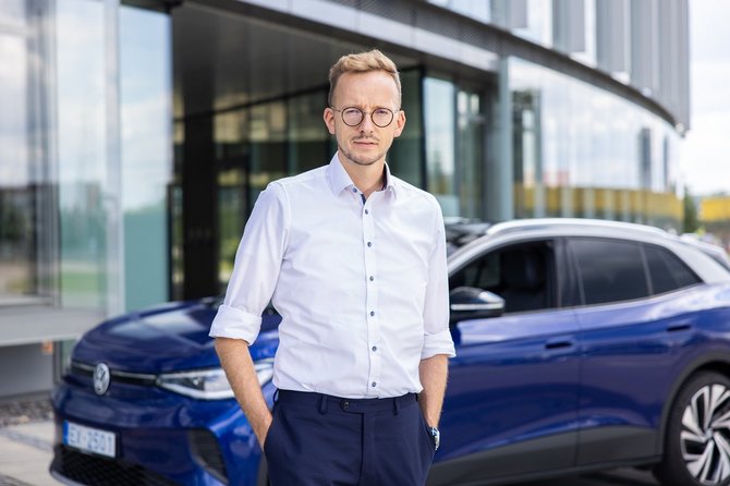 Įmonės nuotr./„Volkswagen“ prekės ženklo vadovas Baltijos šalims Justas Nekrošius