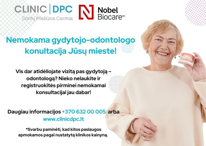 Įmonės nuotr./Klinikų tinklo pasiūlymas