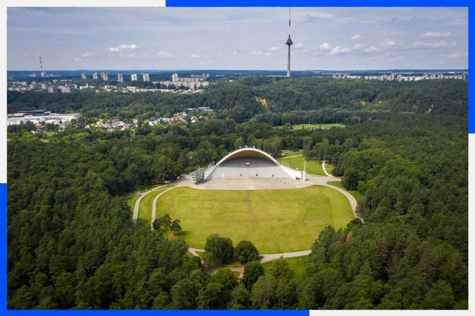 15min archyvo nuotr./Vilnio parko panorama