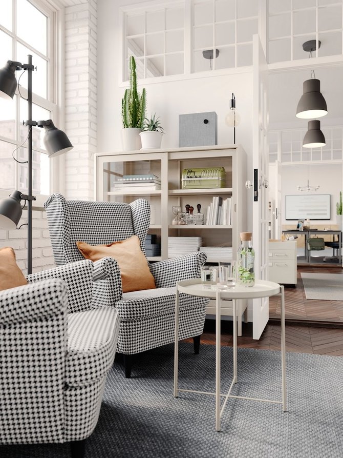 „IKEA“ nuotr./Kas svarbu įrengiant biurą: keturios interjero dizaino tendencijos