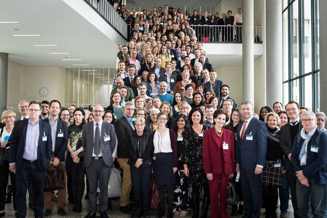 SAR archyvo nuotr./2018 m. pasaulinio Scholars at Risk kongreso dalyviai Berlyne, Vokietijoje
