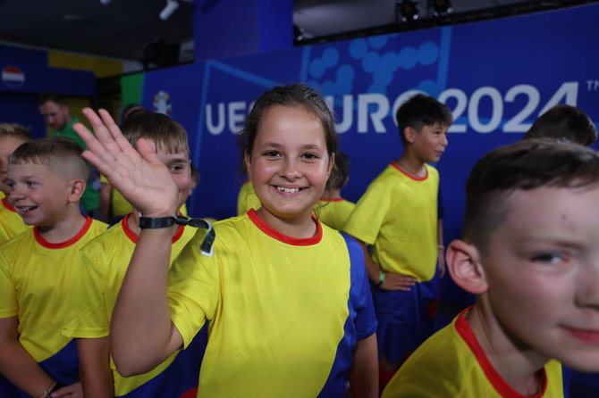 „Lidl“ nuotr./Lidl vaikai Europos futbolo čempionate
