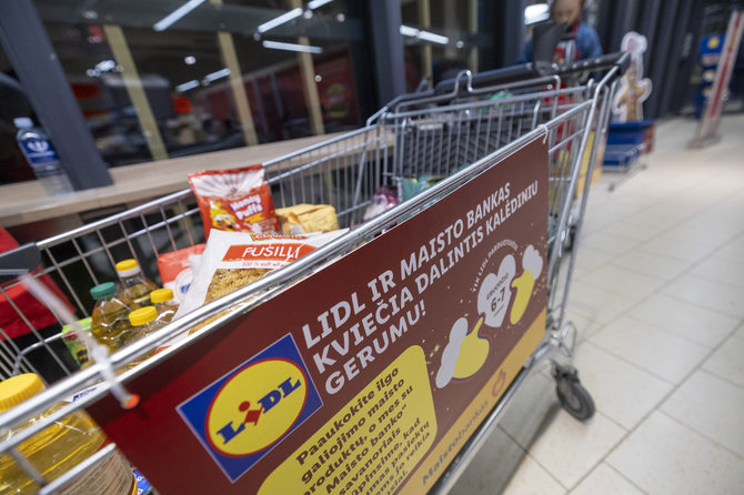 Išskirtinė „Lidl“ ir „Maisto banko“ kalėdinė akcija