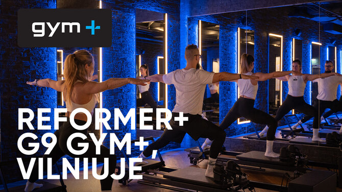 „Gym Plius“ nuotr./Jau vasario 18 dieną Gym+ klientams pristatys naujovę: atsinaujinusiame G9 sporto klube klientams siūlys populiariąsias „Reformer+“ treniruotes