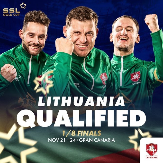 „SSL Gold Cup“ iliustr./Įspūdingus rezultatus pasaulio buriavimo taurėje demonstruojanti Lietuvos buriavimo rinktinė iškovojo šaliai vietą aštuntfinalyje