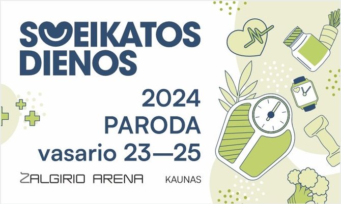 „Ekspozicijų centro“ iliustr./15-oji sveikatingumo, sveikos gyvensenos ir medicinos paroda „Sveikatos dienos 2024“