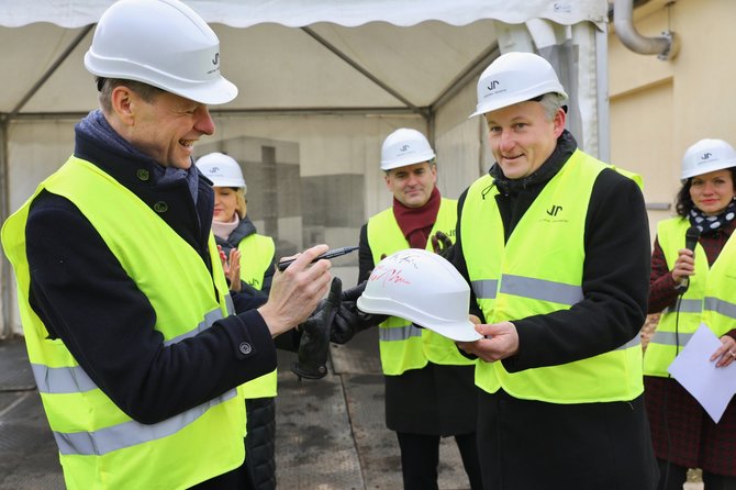 Vilniaus savivaldybės nuotr. / Vilniaus miesto ligoninės modernaus priestato statybos