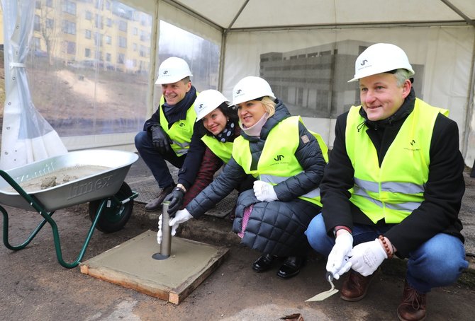 Vilniaus savivaldybės nuotr. / Vilniaus miesto ligoninės modernaus priestato statybos