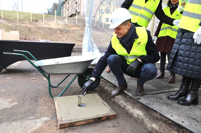 Vilniaus savivaldybės nuotr. / Vilniaus miesto ligoninės modernaus priestato statybos