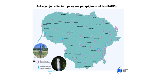 RSC archyvo nuotr. /Ankstyvojo radiacinio pavojaus perspėjimo tinklas (RADIS)