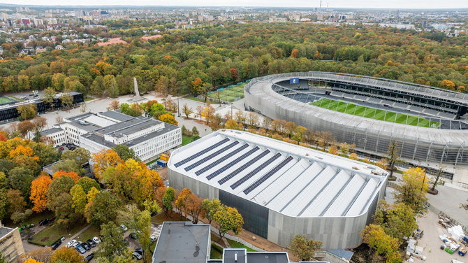 Kauno miesto savivaldybės administracijos nuotr. /Lengvosios atletikos maniežas