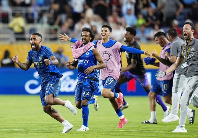 Vida Press nuotr./Rijado „Al-Hilal“ klubo futbolininkai