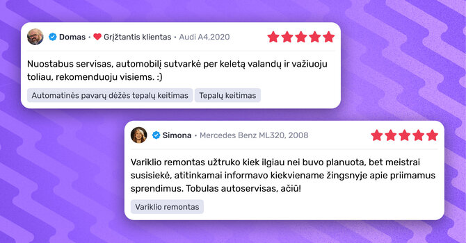 „Nevažiuoja“ nuotr. /Klientų atsilliepimai