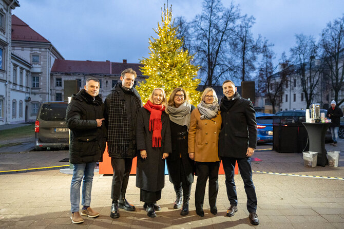 Organizatorių nuotr./Sužibo kalėdinė Gerumo eglutė