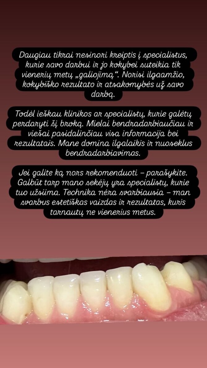 „Instagram“ nuotr./Vytenio Partiko istorija