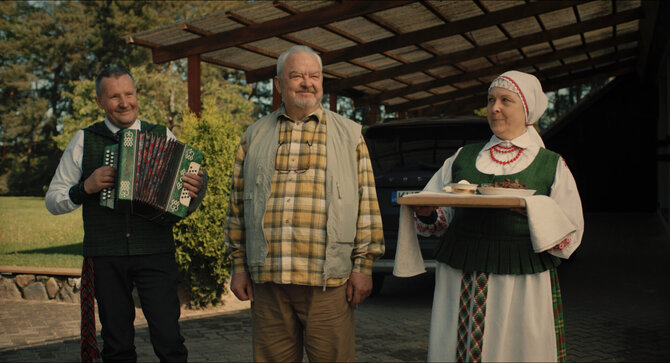 Stop kadras/Arvydas Dapšys filme „Milijonieriaus palikimas“ 