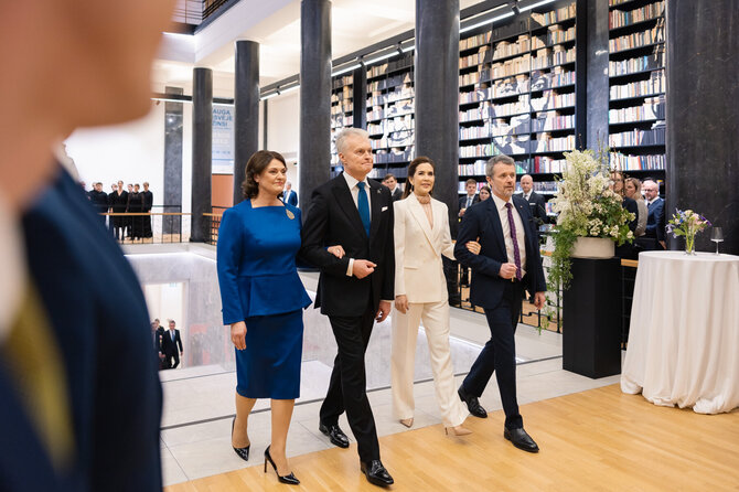 Eitvydo Kinaičio nuotr./Danijos karališkosios poros priėmimas